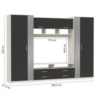 ШМЦ Вена 91.01 с зеркалом в Удачном - mebel154.com