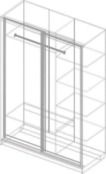 Шкаф-купе Александрия СА-11(бодега светлая/плетёнка) в Удачном - mebel154.com