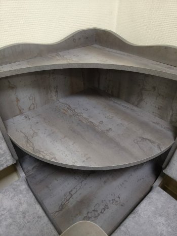 Кухонный уголок Миссия с полкой ткань в Удачном - mebel154.com