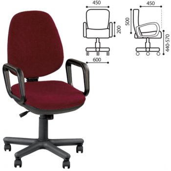 Кресло Comfort GTP, с подлокотниками в Удачном - mebel154.com