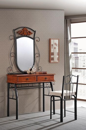 Столик туалетный CANZONA (столик/зеркало + стул) в Удачном - mebel154.com