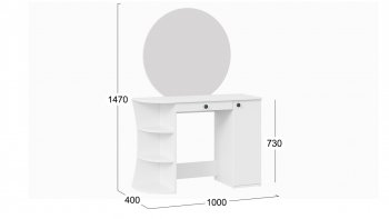 Стол туалетный «Соло» Тип 1 в Удачном - mebel154.com