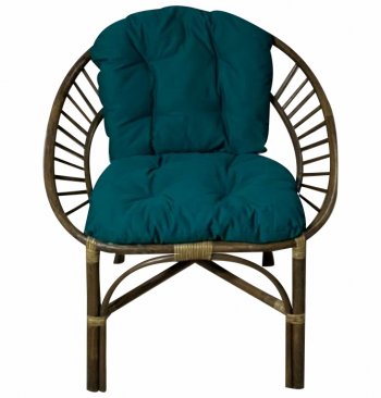 Кресло RJG-Princess (Ротанг №6, ткань JPN DRILL 034) в Удачном - mebel154.com