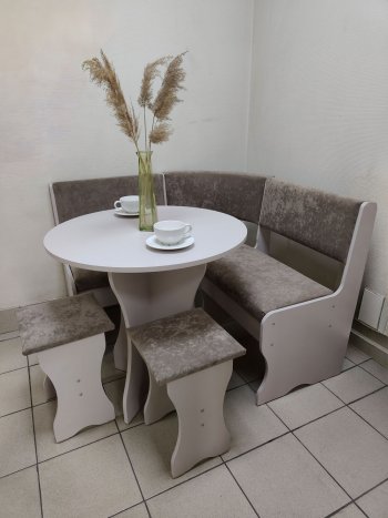 Кухонный уголок Лотос ткань в Удачном - mebel154.com