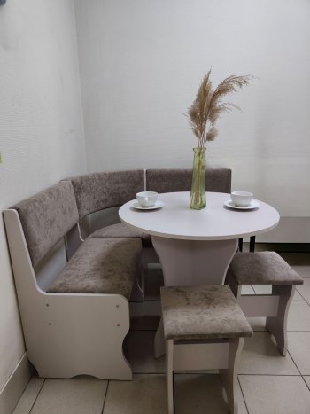 Кухонный уголок Лотос ткань в Удачном - mebel154.com