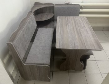 Кухонный уголок Миссия с полкой, ткань(локи) в Удачном - mebel154.com