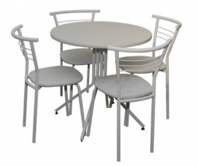 Набор стол пластиковый, 4 стула в Удачном - mebel154.com