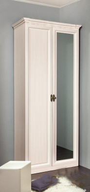 Шкаф для одежды 2-х дверный с зеркалом 2 Montpellier в Удачном - mebel154.com